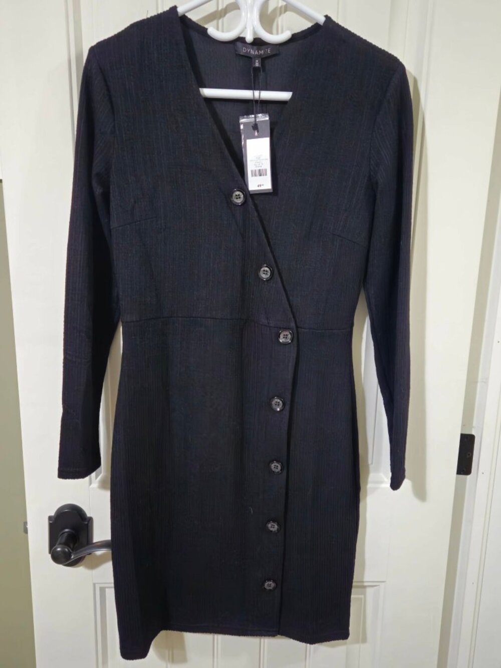 Button Down Bodycon Dress